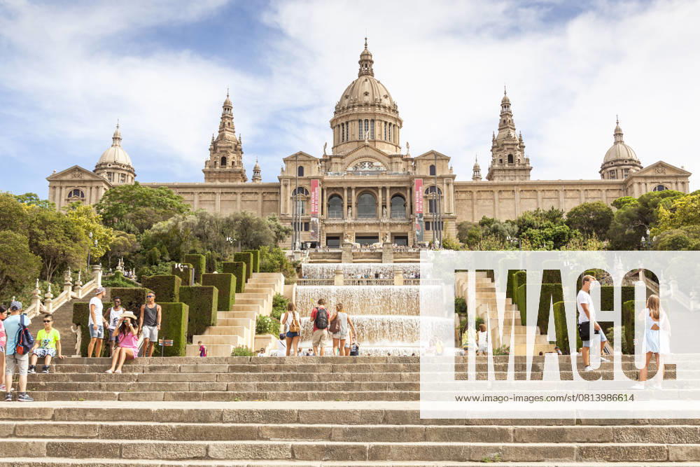 National Art Museum of Catalunya, Museu Nacional dArt de Catalunya, Montjuic, Barcelona, Spain National Art Museum of Catalunya, Museu Nacional dArt de Catalunya, Montjuic, Barcelona, Spain in August 2015 CAP MEL MEL Barcelona Great Britain