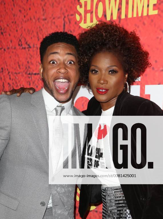 LOS ANGELES, CA - January 3: Jacob Latimore, Yolonda Ross, at 29th Premiere Of Showtime s The Chi at The Downtown Independent in Los Angeles, California on January 3, 2018.