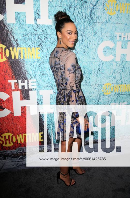 LOS ANGELES, CA - January 3: Angela Rye, at 29th Premiere Of Showtime s The Chi at The Downtown Independent in Los Angeles, California on January 3, 2018.