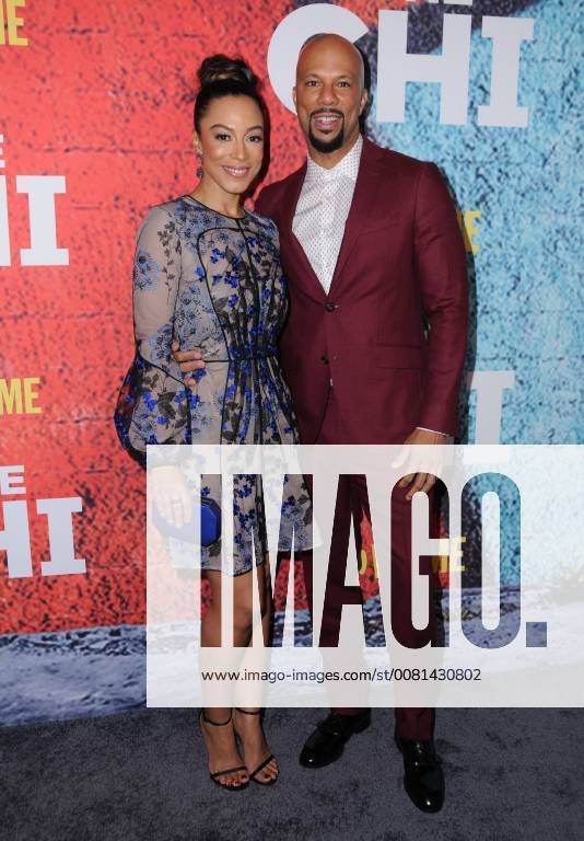 Los Angeles, California, U.S. - Common, Angela Rye. Premiere of Showtimes new series TheChi held at Downtown Independent in Los Angeles. Los Angeles U.S. - ZUMAa123 20180103_zaa_a123_021