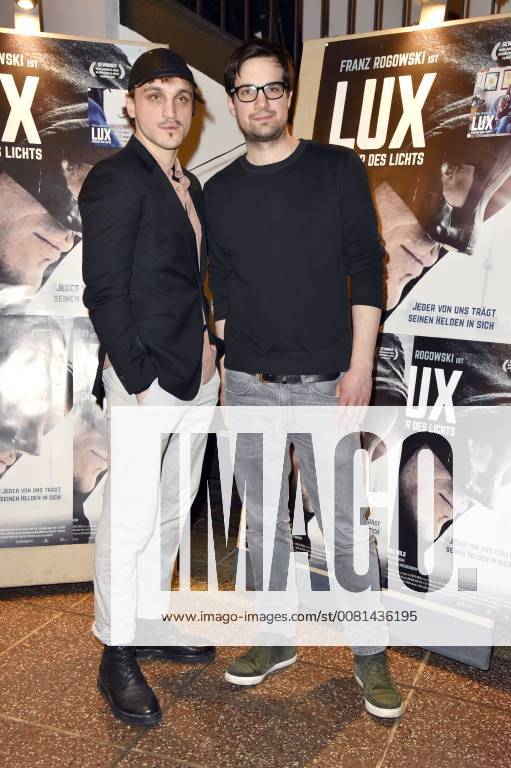 Franz Rogowski und Daniel Wild bei der Premiere des Kinofilms Lux - Krieger des Lichts im Filmtheater am Friedrichshain. Berlin