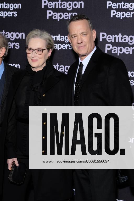 Premiere du film Pentagon papers a Paris. Premiere du film Pantagon Papers. Tom Hanks. Meryl Streep. Premiere of the movie Pentagon papers in Paris. 223434 2018-01-13 Paris France Hanks, Tom; Streep, Meryl