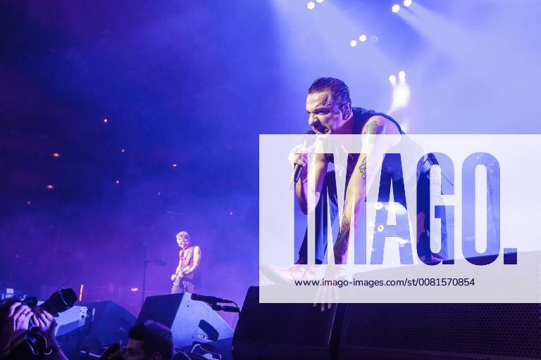 Die Band Depeche Mode steht am 15. Januar 2018 in der Lanxess Arena in Köln auf der Bühne. Konzert - Depeche Mode in Köln