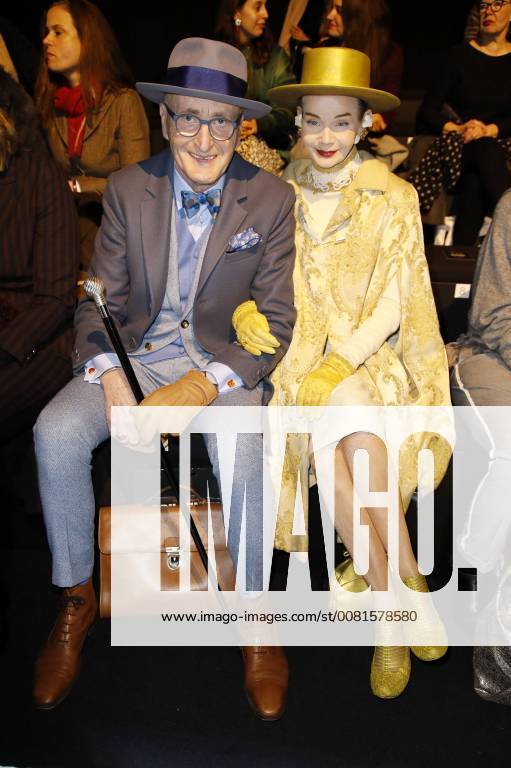 Günther Krabbenhöft und Britt Kanja bei der Ewa Herzog Fashion Show im Rahmen der MBFW auf der Berlin Fashion Week Autumn Winter 2018 im E-Werk. Berlin