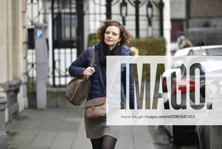 Federation Wallonia - Brussels Minister of Education and School Buildings Marie-Martine Schyns arrives for a party bureau of french-speaking Christian democrats cdH, on Monday 22 January 2018 in Namur. JOHNxTHYS 05281043