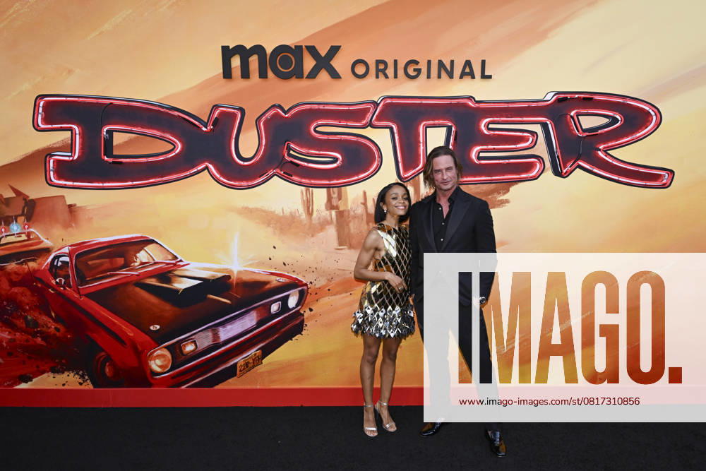 Rachel Hilson and Josh Holloway attend the Los Angeles Premiere Of HBO Original Series Duster Universal City USA - ZUMAb173 20250508_aap_b173_036