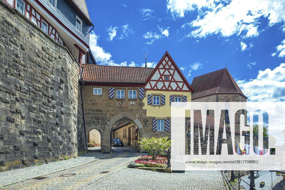Bamberger Tor in Kronach, Deutschland, Europa Bamberger Tor in Kronach, Germany, Europe