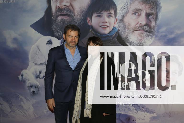 Clovis Cornillac et Myriam Boyer CELEBRITES : Avant Premiere Belle et Sebastien 3 - Paris - 04 02 2018 MichaelBaucher Panoramic