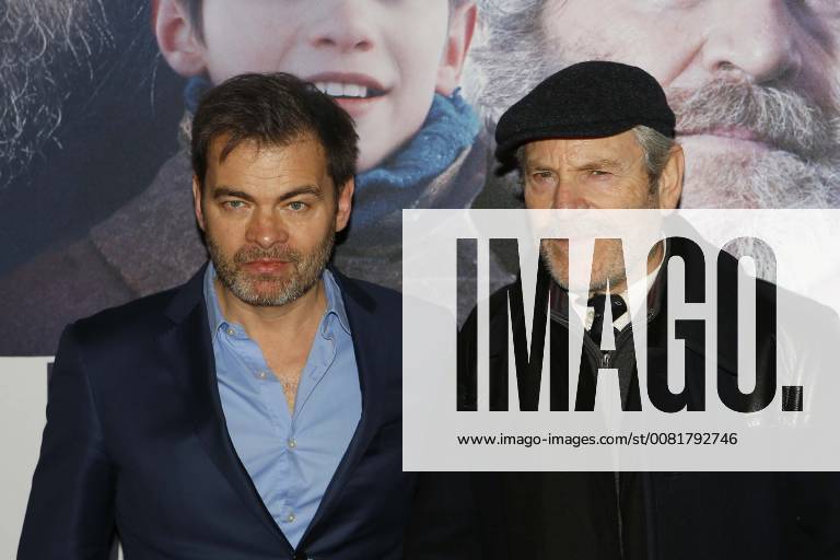 Clovis Cornillac - Tcheky Karyo CELEBRITES : Avant Premiere Belle et Sebastien 3 - Paris - 04 02 2018 MichaelBaucher Panoramic