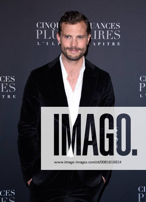 Fifty Shades of Grey 3 Premiere in Paris Jamie Dornan ( acteur ) lors du photocall pour l avant premiere du film 50 NUANCES PLUS CLAIRES a Paris CELEBRITES : Avant premiere du film 50 NUANCES PLUS CLAIRES - Paris - 06 02 2018 FedericoPestellini Panoramic