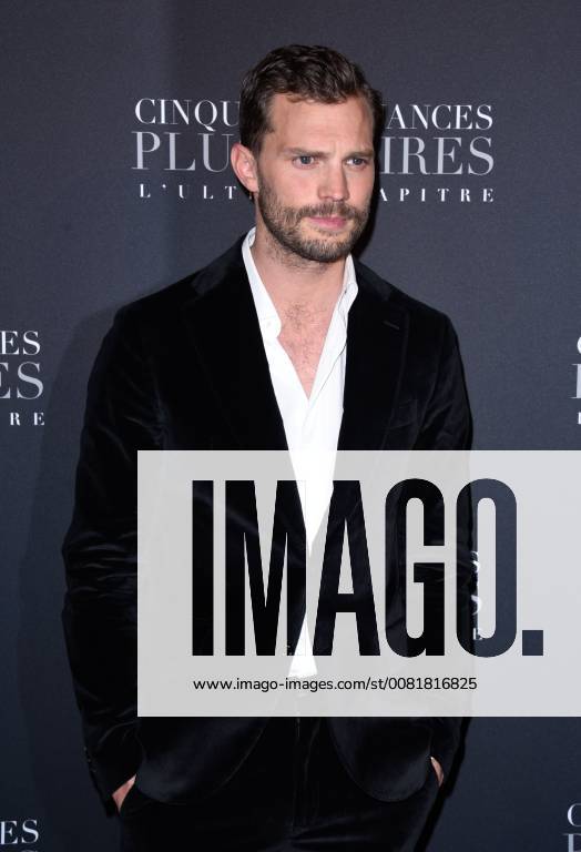 Fifty Shades of Grey 3 Premiere in Paris Jamie Dornan ( acteur ) lors du photocall pour l avant premiere du film 50 NUANCES PLUS CLAIRES a Paris CELEBRITES : Avant premiere du film 50 NUANCES PLUS CLAIRES - Paris - 06 02 2018 FedericoPestellini Panoramic