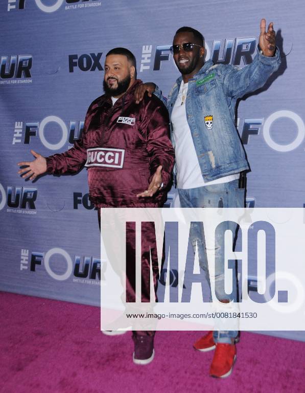 West Hollywood, CA, U.S. - 08 February 2018 - West Hollywood, California - DJ Khaled, Sean Diddy Combs. The Four: Battle For Stardom season finale viewing party held at Delilah. Photo Credit: Birdie Thompson AdMedia West Hollywood U.S. - ZUMAa123 20180208_zaa_a123_099