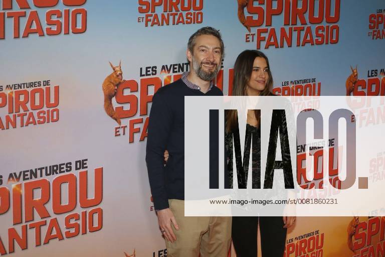Vincent Desagnat - Charlotte Gabris CELEBRITES : Avant Premiere Spirou et Fantasio - Paris - 11 02 2018 MichaelBaucher Panoramic