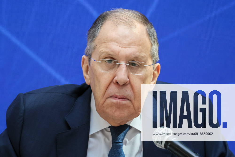 RUSSIA, MOSCOW - MAY 15, 2025: Russia s Minister of Foreign Affairs Sergei Lavrov speaks at a meeting of the Moscow Diplomatic Club titled Culture Without Borders: the Role and Development of Cultural Diplomacy at VEB Centre. Mikhail Metzel TASS 80659253