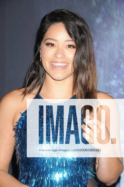 Los Angeles, California, United States - February 13h 2018 - Los Angeles, California USA - Actress GINA RODRIGUEZ at the Annihilation Premiere held at the Regency Village Theater, Westwood, Los Angeles. Los Angeles United States - ZUMAf05_ 20180213_zaf_f05_001