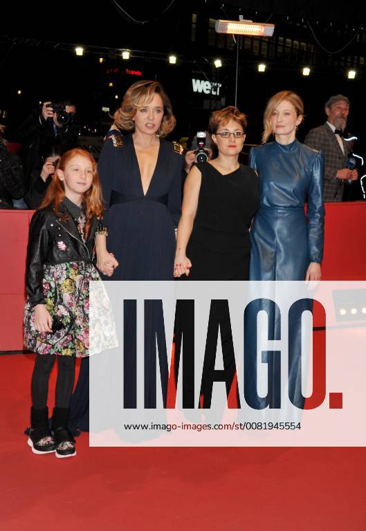 68th Berlin International Film Festival. Festival Internazionale del Cinema di Berlino 2018. Red Carpet film Mia Figlia- Daoughter of Mine . Pictured: Valeria Golino, Sara Casu, Alba Rohrwacher, Laura Bispuri