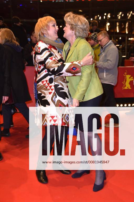 Claudia Roth and Monika Grütters attending the Figlia mia Daughter of Mine premiere at the 68th Berlin International Film Festival Berlinale 2018 at Berlinale-Palast on February 18, 2018 in Berlin, Germany.