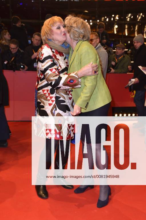Claudia Roth and Monika Grütters attending the Figlia mia Daughter of Mine premiere at the 68th Berlin International Film Festival Berlinale 2018 at Berlinale-Palast on February 18, 2018 in Berlin, Germany.