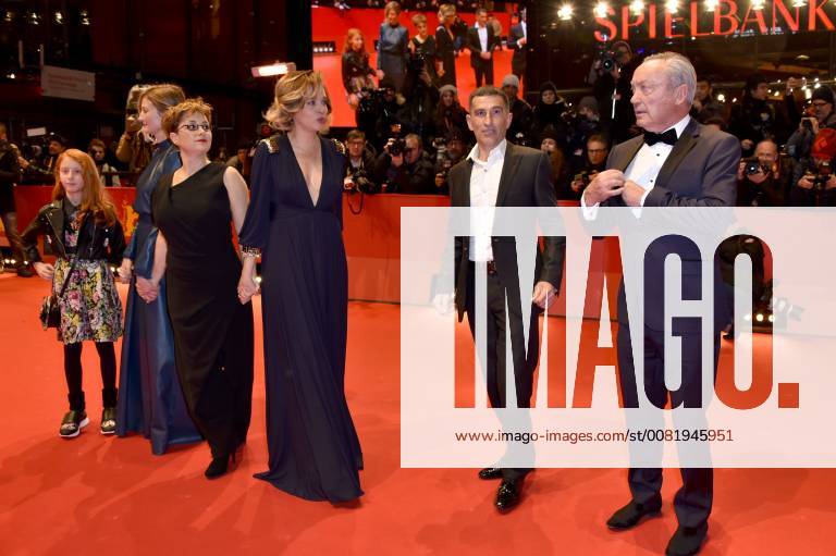 Sara Casu, Alba Rohrwacher, Laura Bispuri, Valeria Golino, Michele Carboni and Udo Kier attending the Figlia mia Daughter of Mine premiere at the 68th Berlin International Film Festival Berlinale 2018 at Berlinale-Palast on February 18, 2018 in Berlin, Germany.