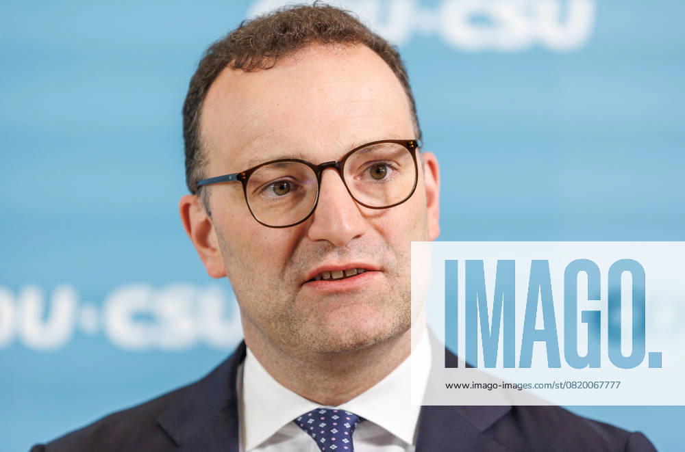 Statement vor den Fraktionssitzung der CDU CSU Jens Spahn, Fraktionsvorsitzender der CDU CSU im Bundestag, spricht während eines Statement vor der Fraktionssitzung am 20.05.25 in Berlin. Berlin Berlin Deutschland Reichstag