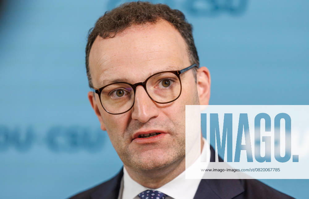 Statement vor den Fraktionssitzung der CDU CSU Jens Spahn, Fraktionsvorsitzender der CDU CSU im Bundestag, spricht während eines Statement vor der Fraktionssitzung am 20.05.25 in Berlin. Berlin Berlin Deutschland Reichstag