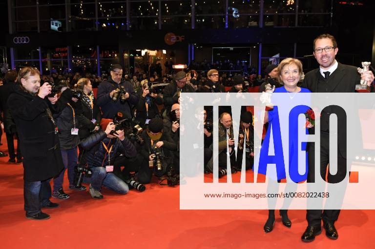 68. Berlinale - Preisträger Ana Brun, winner of the Silver Bear for Best Actress, and Marcelo Martinessi, winner of the Silver Bear Alfred Bauer Prize, after the award ceremony at the 68th Berlin International Film Festival Berlinale 2018 at Berlinale Palast on February 24, 2018 in Berlin, Germany.