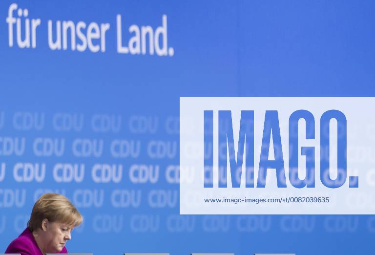 Bundeskanzlerin Angela Merkel, CDU, aufgenommen im Rahmen des 30. Parteitags der CDU Deutschland in Berlin, 26.02.2018. Berlin Deutschland