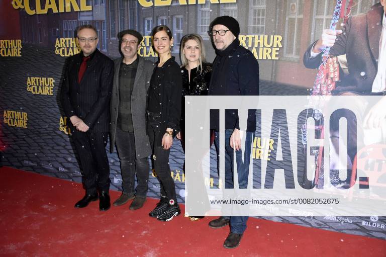 Josef Hader, Miguel Alexandre, Hannah Hoekstra, Marijtje Rutgers und Rainer Bock bei der Premiere des Kinofilms Arthur & Claire im City Kino. München