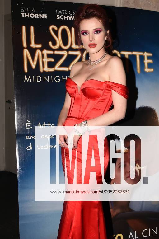 Rome: Hotel Dom in Rome. Bella Thorne. In the picture: The beautiful actress-singer Bella Thorne celebrated for the premiere of her film The Midnight Sun