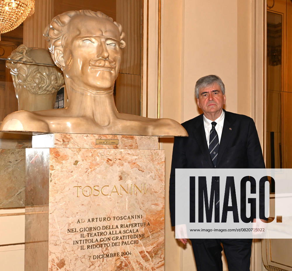 Milan,Italy Teatro alla Scala presentation of the 2025-2026 institutional season Milan, Italy Teatro alla Scala presentation of the 2025-2026 season institutional conference In the photo: Hon.Gianmarco Mazzi Undersecretary of State Ministry of Culture Milan Italy