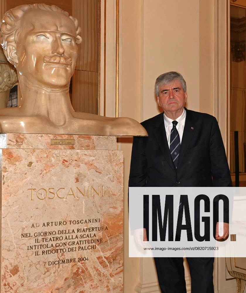 Milan,Italy Teatro alla Scala presentation of the 2025-2026 institutional season Milan, Italy Teatro alla Scala presentation of the 2025-2026 season institutional conference In the photo: Hon.Gianmarco Mazzi Undersecretary of State Ministry of Culture Milan Italy