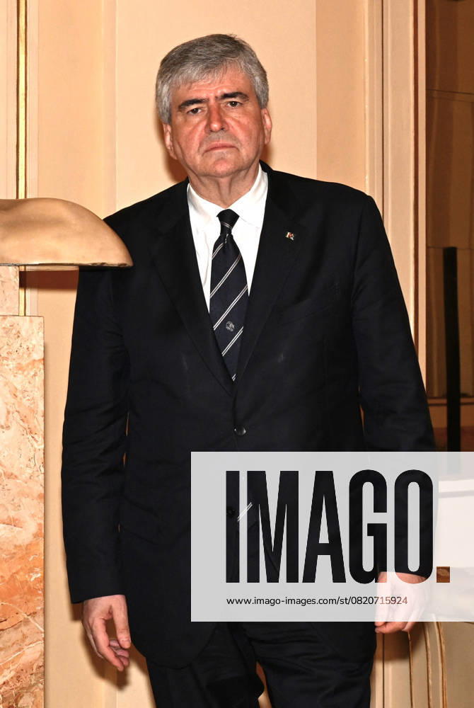 Milan,Italy Teatro alla Scala presentation of the 2025-2026 institutional season Milan, Italy Teatro alla Scala presentation of the 2025-2026 season institutional conference In the photo: Hon.Gianmarco Mazzi Undersecretary of State Ministry of Culture Milan Italy