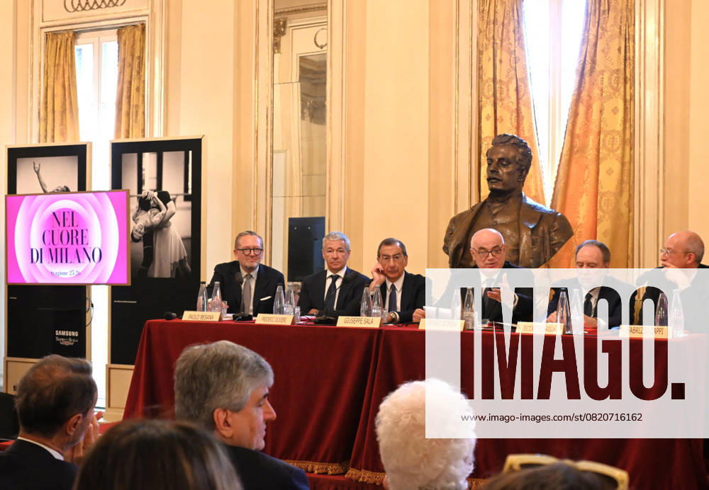 Milan,Italy Teatro alla Scala presentation of the 2025-2026 institutional season Milan, Italy Teatro alla Scala presentation of the 2025-2026 season institutional conference In the photo: Fortunata Ortombina superintendent and artistic director Teatro alla Scala Milan Italy