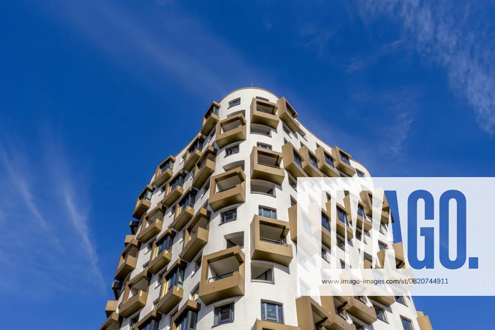 Modern high-rise residential building in Munich, Germany, MAMF03818