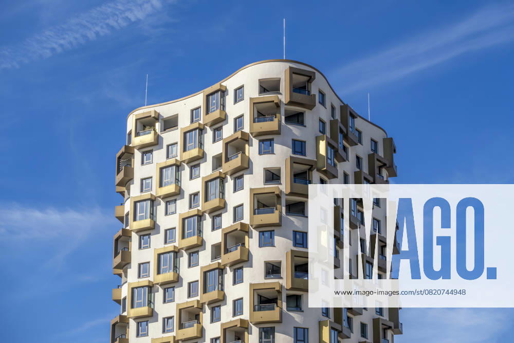 Modern high-rise residential building in Munich, Germany, MAMF03831
