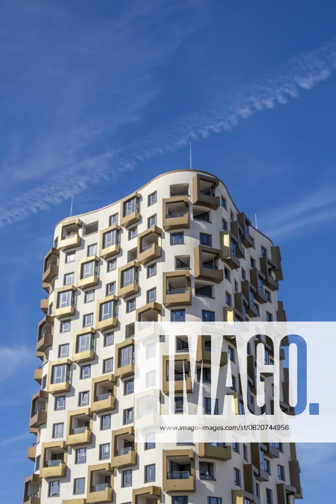 Modern high-rise residential building in Munich, Germany, MAMF03833