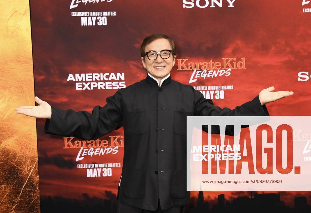NEW YORK, NY- MAY 27: Jackie Chan at The NY World Premiere of Karate Kid: Legends on May 27, 2025 in New York City.