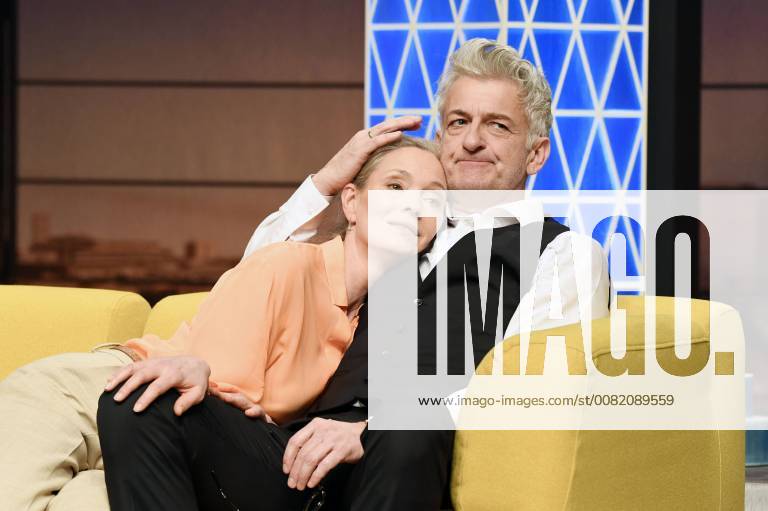 Katja Weitzenböck und Dominic Raacke bei der Fotoprobe zum Theaterstück Die Niere in der Komödie am Kurfürstendamm. Berlin