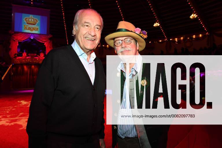 Manfred Schnelldorfer mit Wolfgang M. Prinz Premiere Circus Krone 3. Winterprogramm Manege Circus Kronebau München 01.03.2018.