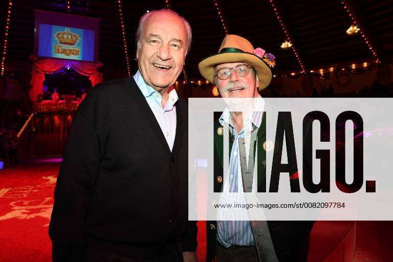 Manfred Schnelldorfer mit Wolfgang M. Prinz Premiere Circus Krone 3. Winterprogramm Manege Circus Kronebau München 01.03.2018.