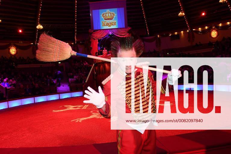 Clown Fumagalli Premiere Circus Krone 3. Winterprogramm Manege Circus Kronebau München 01.03.2018.