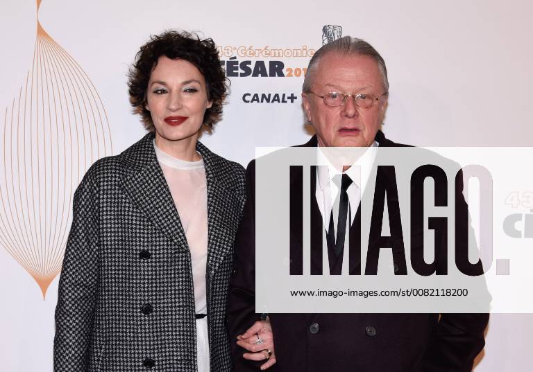 Französischer Filmpreis Cesar Jeanne Balibar, Frank Castorf lors de la ceremonie des Cesar CELEBRITES : 43e Ceremonie des Cesar 2018 - Salle Pleyel - 02 03 2018 FedericoPestellini Panoramic