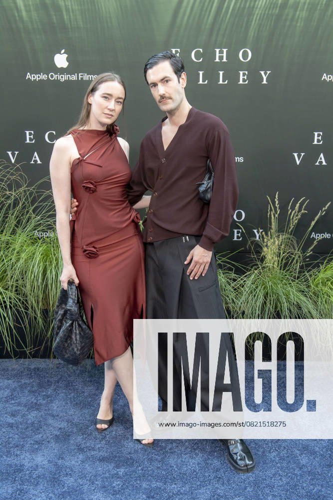 Isabelle Chaput and Nelson Tiberghien attend the Echo Valley New York Premiere at AMC Lincoln Square 13. New York United States - ZUMAs197 20250604_aaa_s197_442