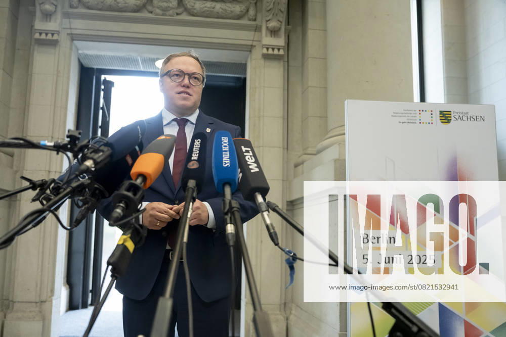 Mario Voigt, Ministerpräsident, Thüringen, CDU Ministerpräsidentenkonferenz, Bundesrat, MPK, Mario Voigt, Ministerpräsident, Thüringen, CDU Berlin Berlin GER
