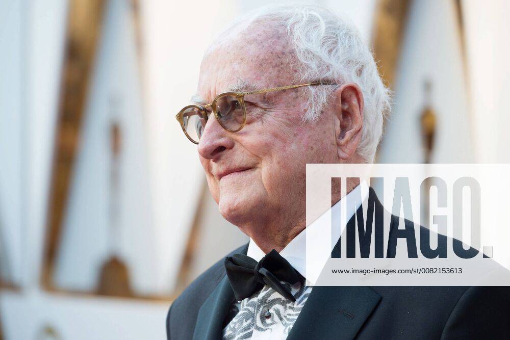 Oscar nominee James Ivory arrives on the red carpet of The 90th Oscars® at the Dolby® Theatre in Hollywood, CA on Sunday