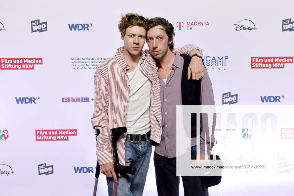 Die Schauspieler Arsseni Bultmann und Maximilian Mauff bei der Premiere der Serie Chabos beim 11. Seriencamp Festival 2025 im Cinenova Kino. Köln, 05.06.2025 NRW Deutschland