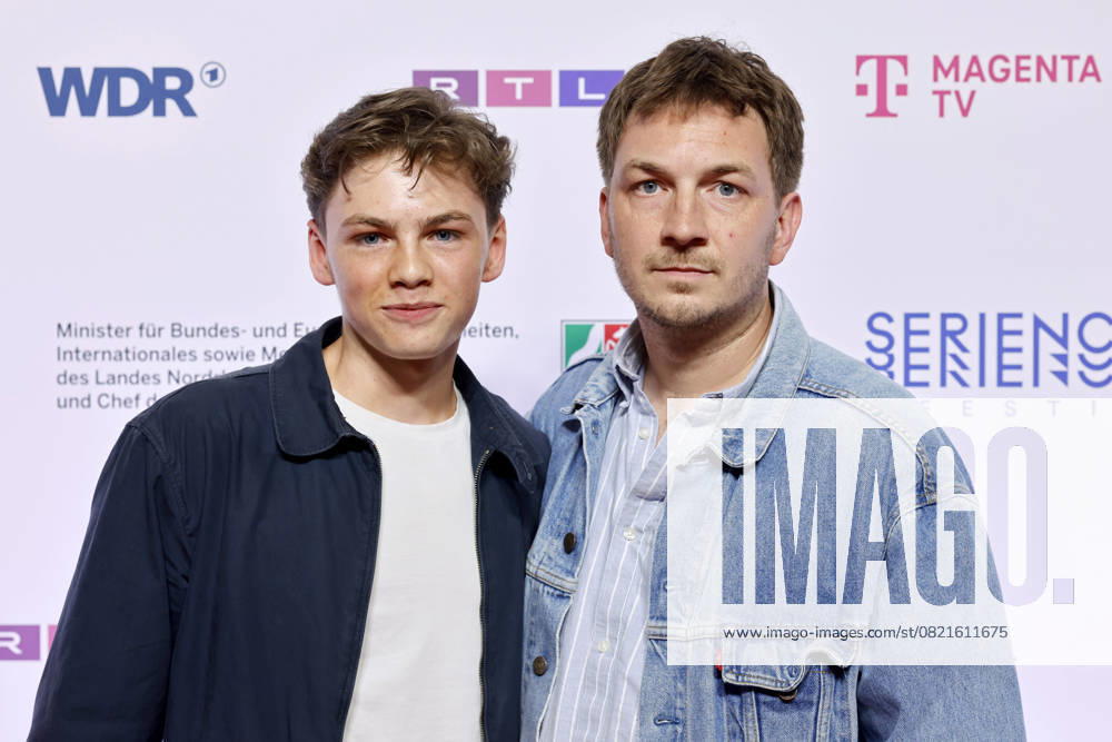 Die Schauspieler Nico Marischka und Johannes Kienast bei der Premiere der Serie Chabos beim 11. Seriencamp Festival 2025 im Cinenova Kino. Köln, 05.06.2025 NRW Deutschland