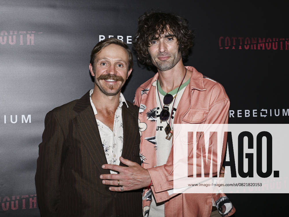 Creed Garnick and Tyson Ritter attend the Cottonmouth Los Angeles Premiere. West Hollywood USA - ZUMAb173 20250607_aap_b173_096