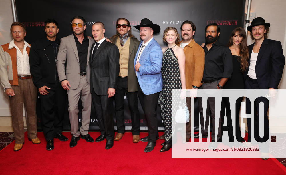 Premiere of Cottonmouth held at the The London West Hollywood Featuring: Golden Garnick, Eric Nelsen, James Landry Hebert, Randy Wayne, Alexandra Harris, Abbie Cobb, Martin Sensmeier, James Austin Kerr, Brock Harris, Guests Where: Los Angeles, California, United States When: 08 Jun 2025 Credit: Faye s Vision Cover Images . NOT FOR USE BY NEWSPAPERS BASED IN THE UK.