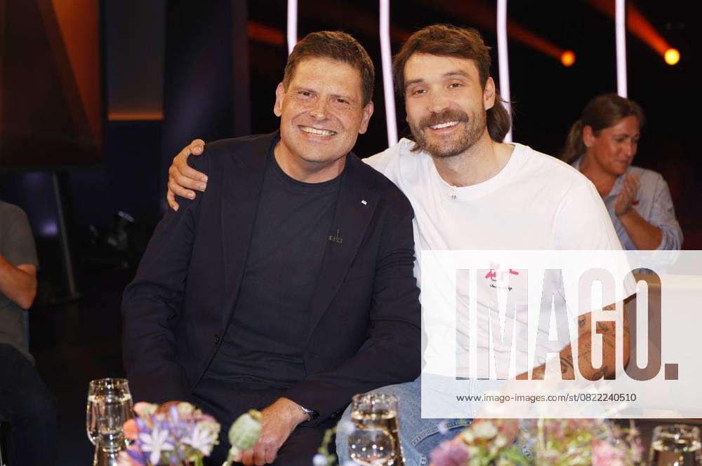Jan Ullrich und Rick Zabel bei der Aufzeichnung der NDR Talk Show im NDR Fernsehstudio Lokstedt. Hamburg